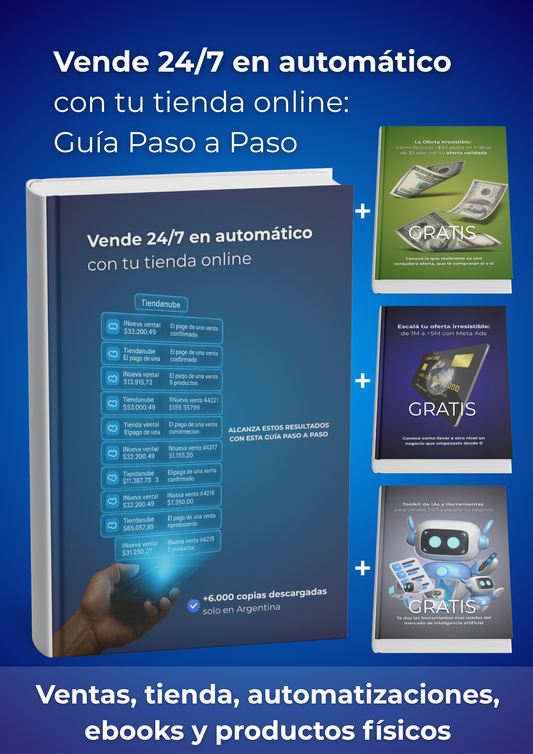Vende 24/7 en automático con tu tienda online
